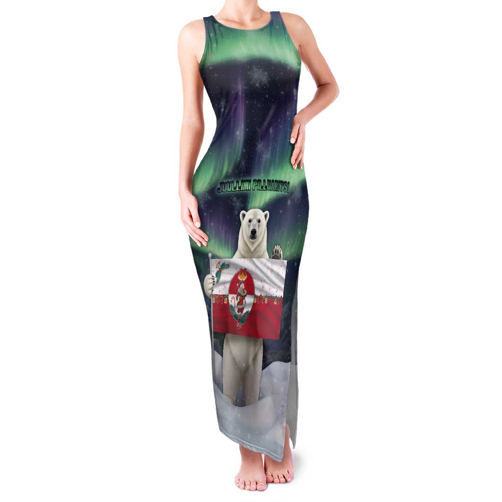 Greenland Christmas Tank Maxi Dress Juullimi Pilluaritsi - Wonder Print Shop