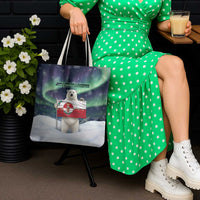 Greenland Christmas Tote Bag Juullimi Pilluaritsi - Wonder Print Shop
