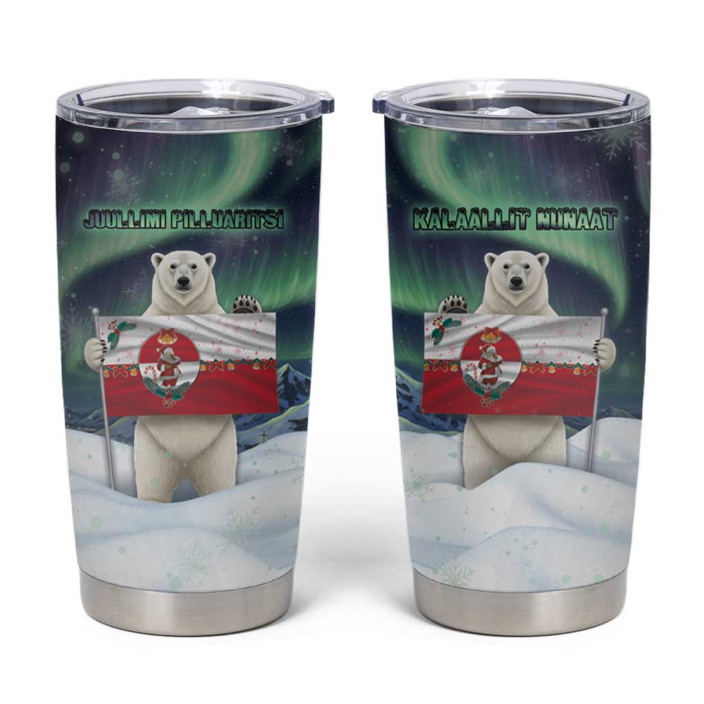 Greenland Christmas Tumbler Cup Juullimi Pilluaritsi - Wonder Print Shop