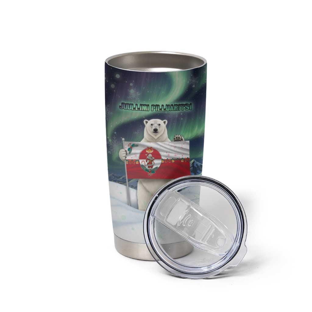 Greenland Christmas Tumbler Cup Juullimi Pilluaritsi - Wonder Print Shop