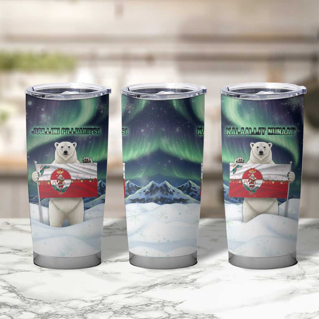 Greenland Christmas Tumbler Cup Juullimi Pilluaritsi - Wonder Print Shop