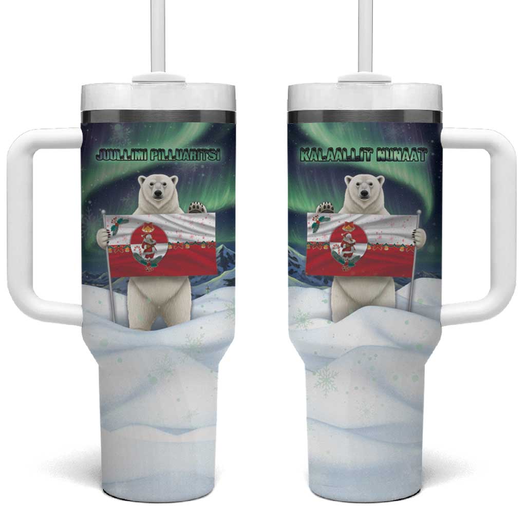 Greenland Christmas Tumbler With Handle Juullimi Pilluaritsi - Wonder Print Shop