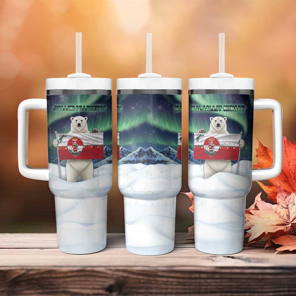Greenland Christmas Tumbler With Handle Juullimi Pilluaritsi - Wonder Print Shop