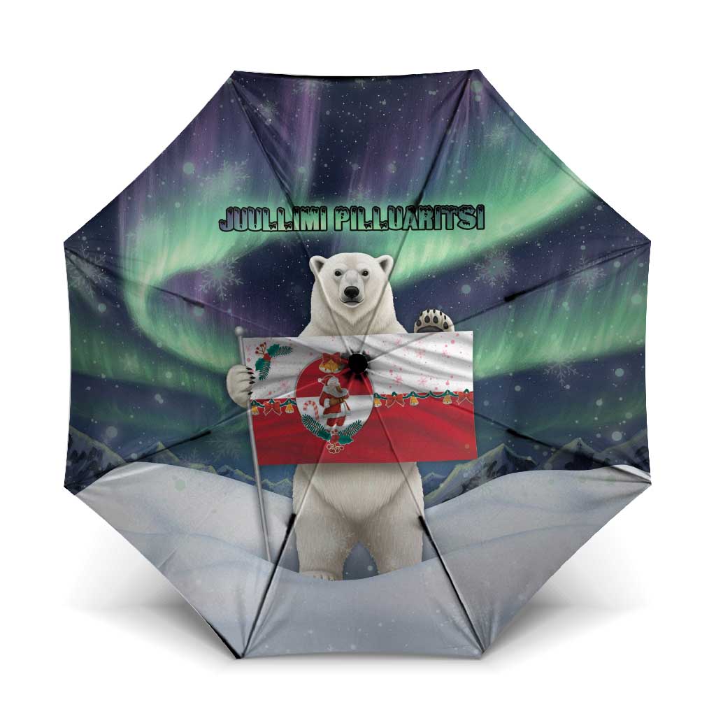 Greenland Christmas Umbrella Juullimi Pilluaritsi - Wonder Print Shop