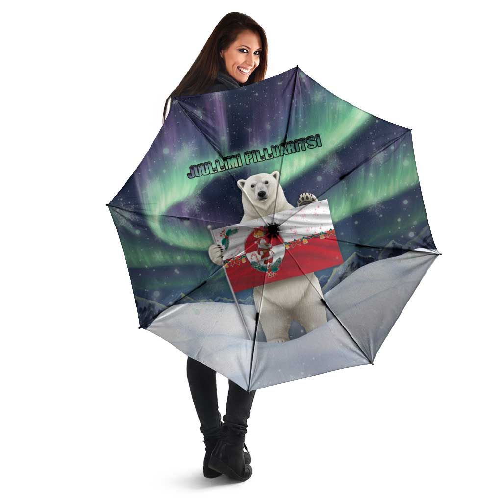 Greenland Christmas Umbrella Juullimi Pilluaritsi - Wonder Print Shop