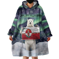 Greenland Christmas Wearable Blanket Hoodie Juullimi Pilluaritsi - Wonder Print Shop