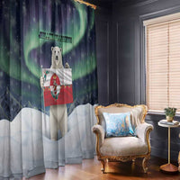 Greenland Christmas Window Curtain Juullimi Pilluaritsi - Wonder Print Shop