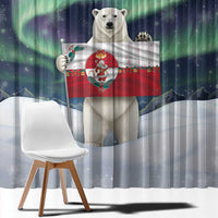 Greenland Christmas Window Curtain Juullimi Pilluaritsi - Wonder Print Shop