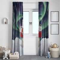 Greenland Christmas Window Curtain Juullimi Pilluaritsi - Wonder Print Shop