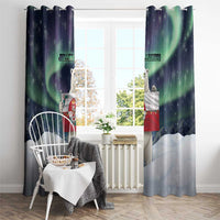 Greenland Christmas Window Curtain Juullimi Pilluaritsi - Wonder Print Shop