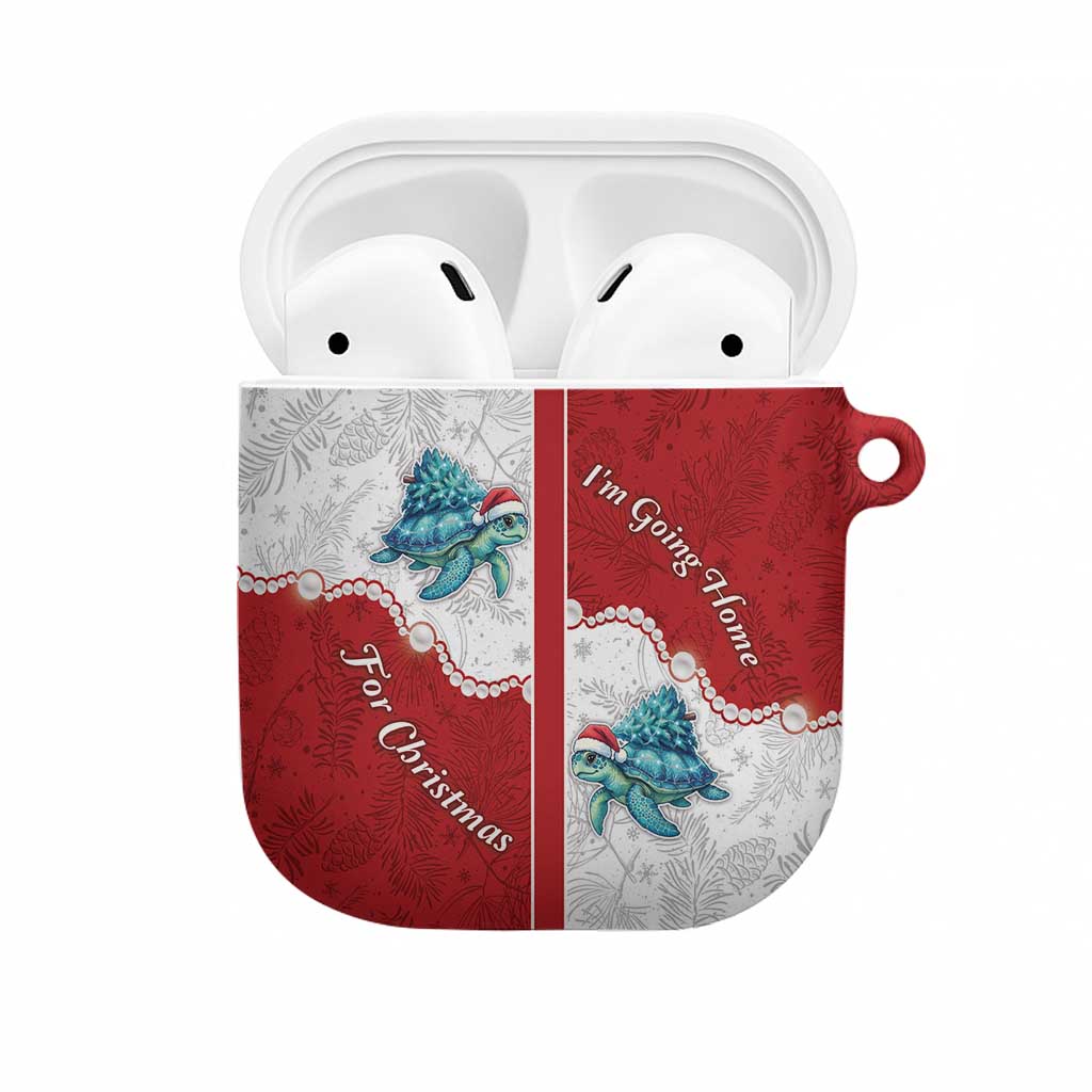 Western Yoke AirPods Case Turtle Going Home For Christmas - Wonder Print Shop