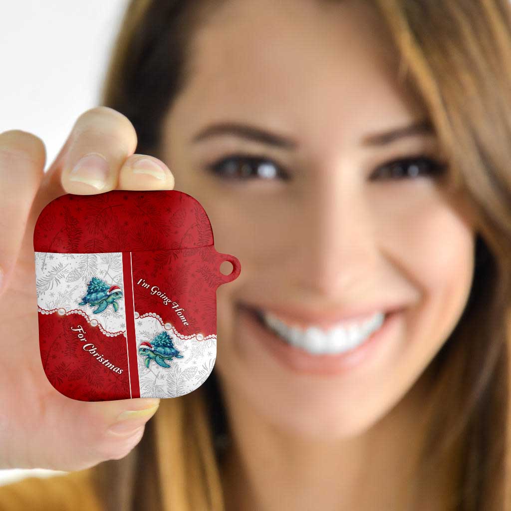 Western Yoke AirPods Case Turtle Going Home For Christmas - Wonder Print Shop