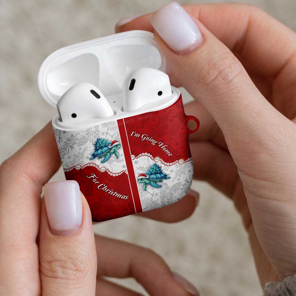 Western Yoke AirPods Case Turtle Going Home For Christmas - Wonder Print Shop