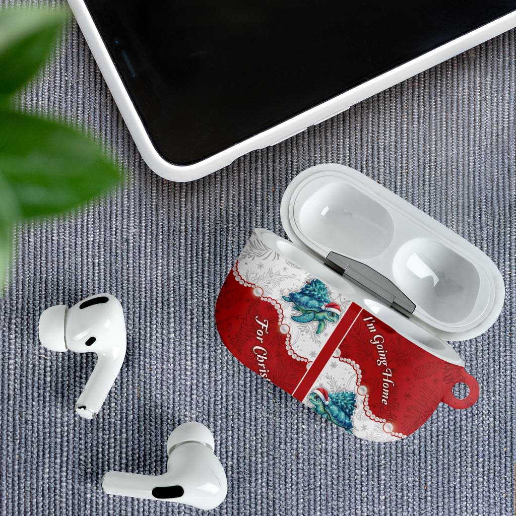 Western Yoke AirPods Case Turtle Going Home For Christmas - Wonder Print Shop