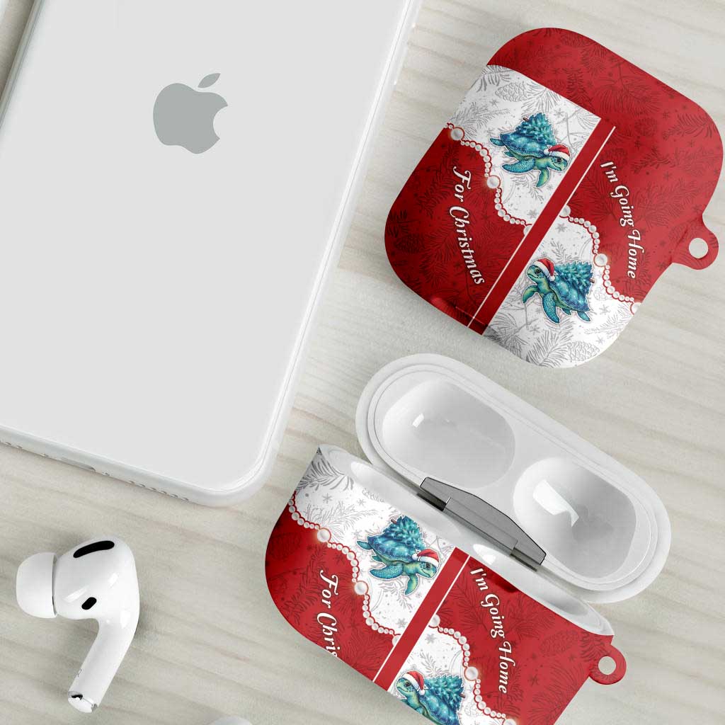 Western Yoke AirPods Case Turtle Going Home For Christmas - Wonder Print Shop