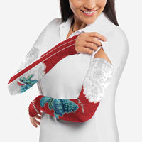 Western Yoke Arm Sleeves Turtle Going Home For Christmas - Wonder Print Shop