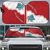 Western Yoke Auto Sun Shade Turtle Going Home For Christmas - Wonder Print Shop