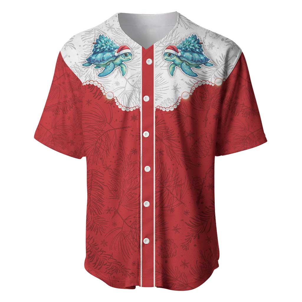 Western Yoke Baseball Jersey Turtle Going Home For Christmas - Wonder Print Shop