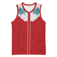 Western Yoke Basketball Jersey Turtle Going Home For Christmas - Wonder Print Shop