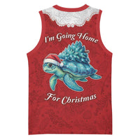Western Yoke Basketball Jersey Turtle Going Home For Christmas - Wonder Print Shop