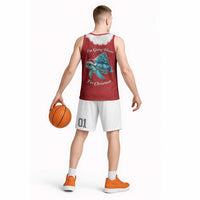 Western Yoke Basketball Jersey Turtle Going Home For Christmas - Wonder Print Shop