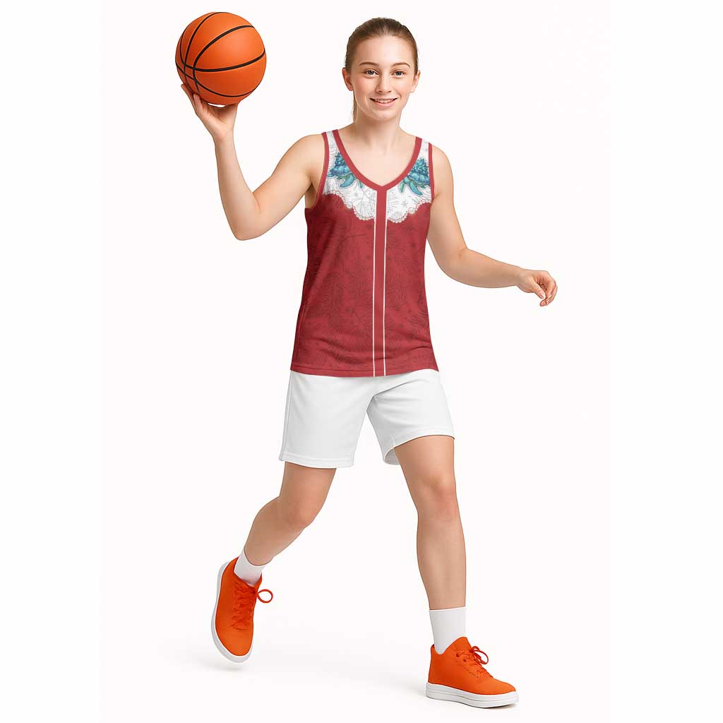 Western Yoke Basketball Jersey Turtle Going Home For Christmas - Wonder Print Shop