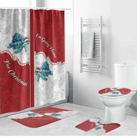 Western Yoke Bathroom Set Turtle Going Home For Christmas - Wonder Print Shop