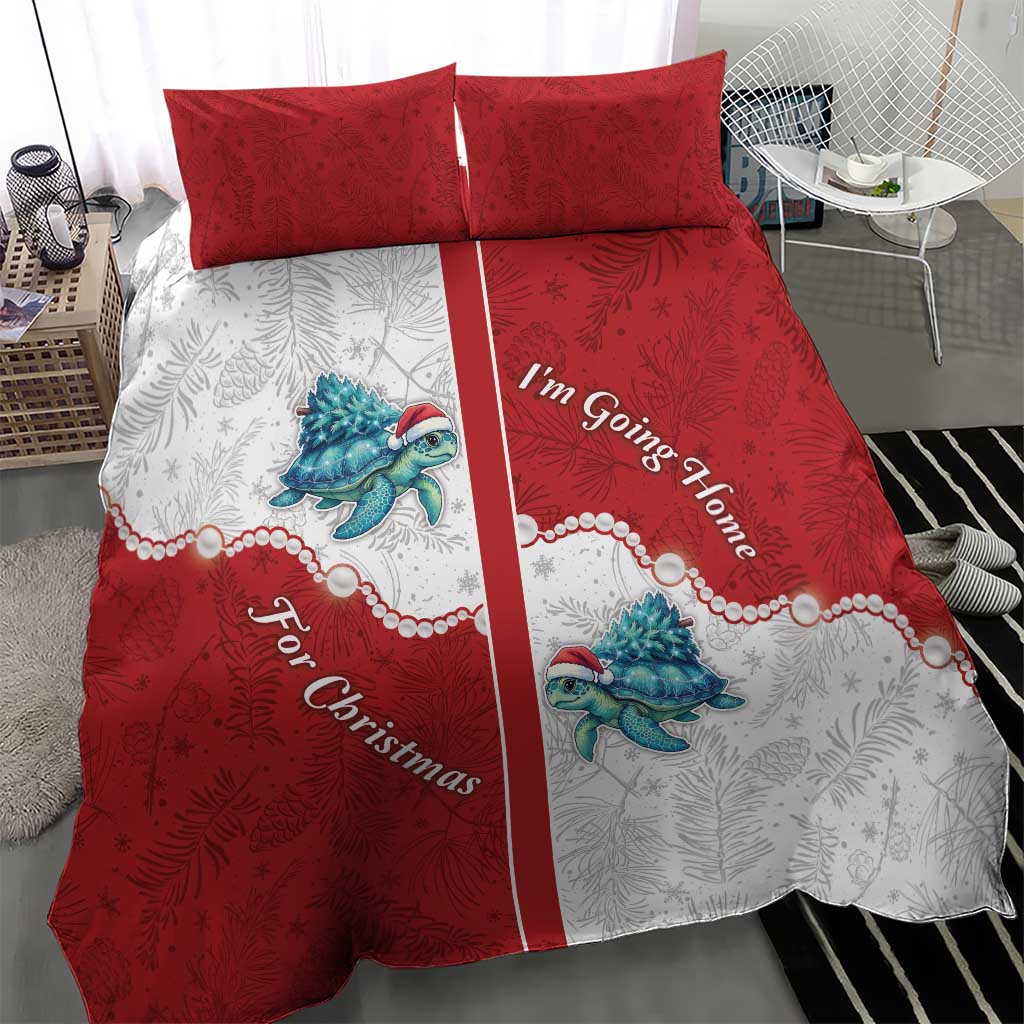 Western Yoke Bedding Set Turtle Going Home For Christmas - Wonder Print Shop