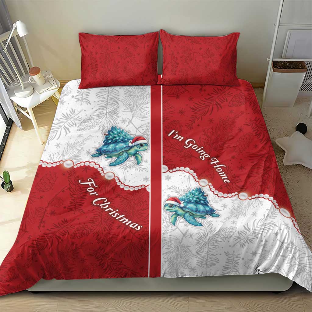 Western Yoke Bedding Set Turtle Going Home For Christmas - Wonder Print Shop
