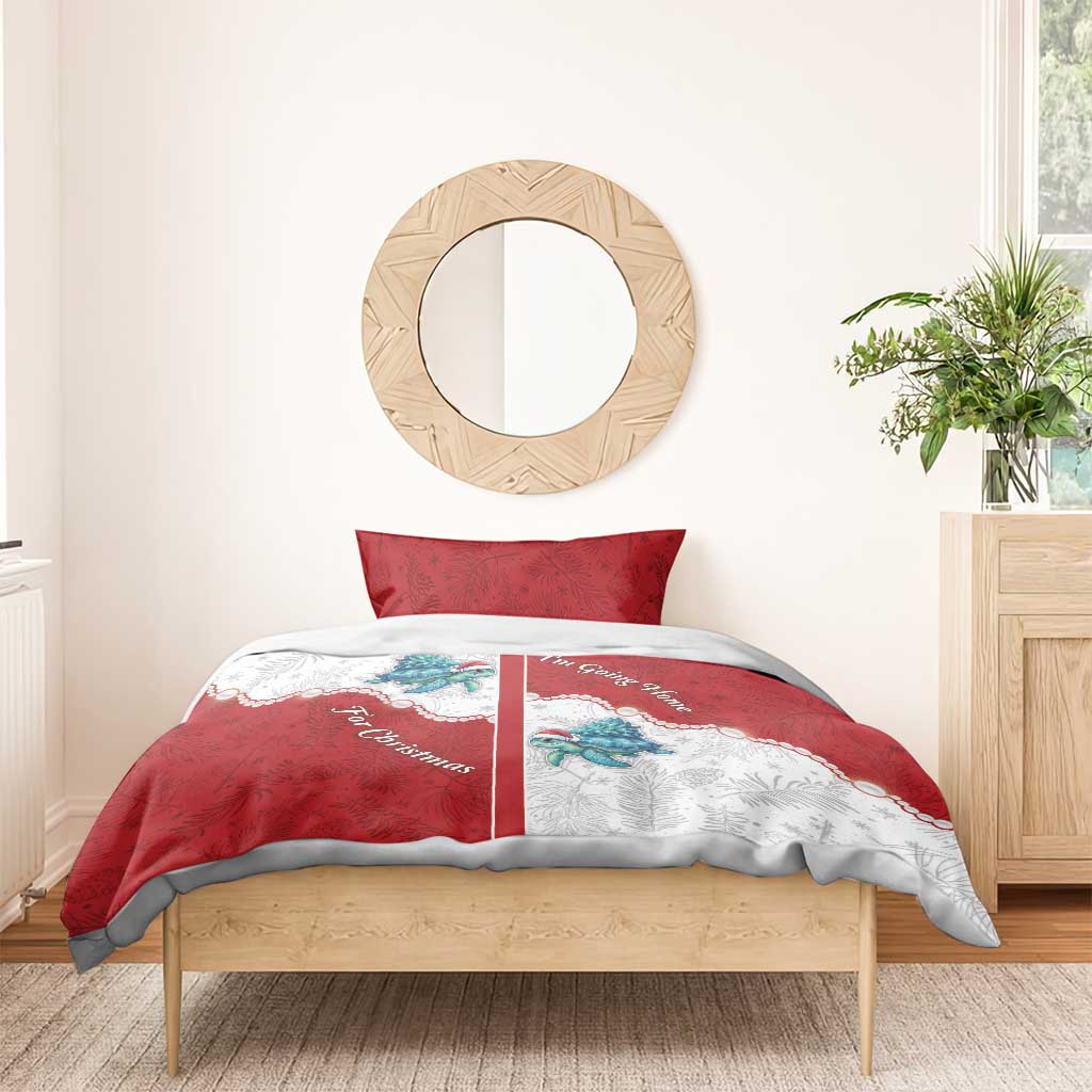 Western Yoke Bedding Set Turtle Going Home For Christmas - Wonder Print Shop