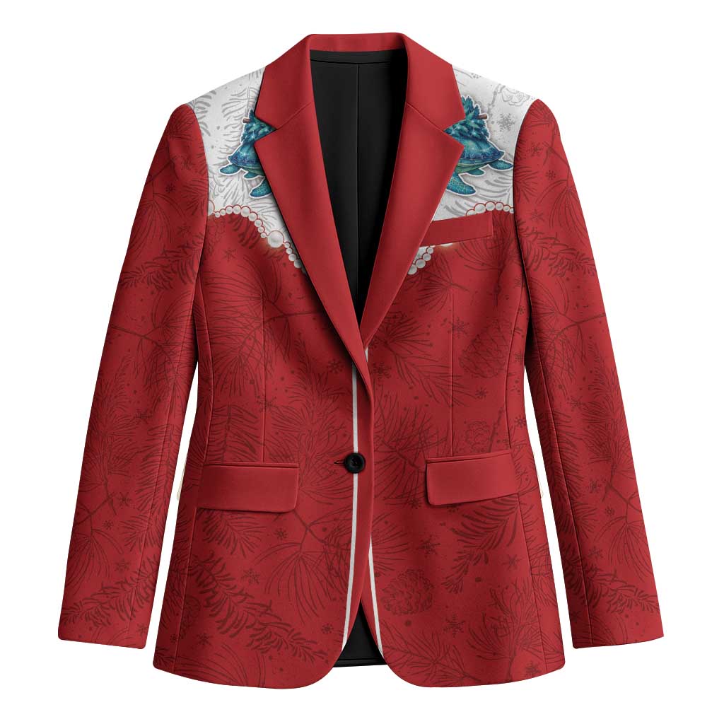 Western Yoke Blazer Turtle Going Home For Christmas - Wonder Print Shop