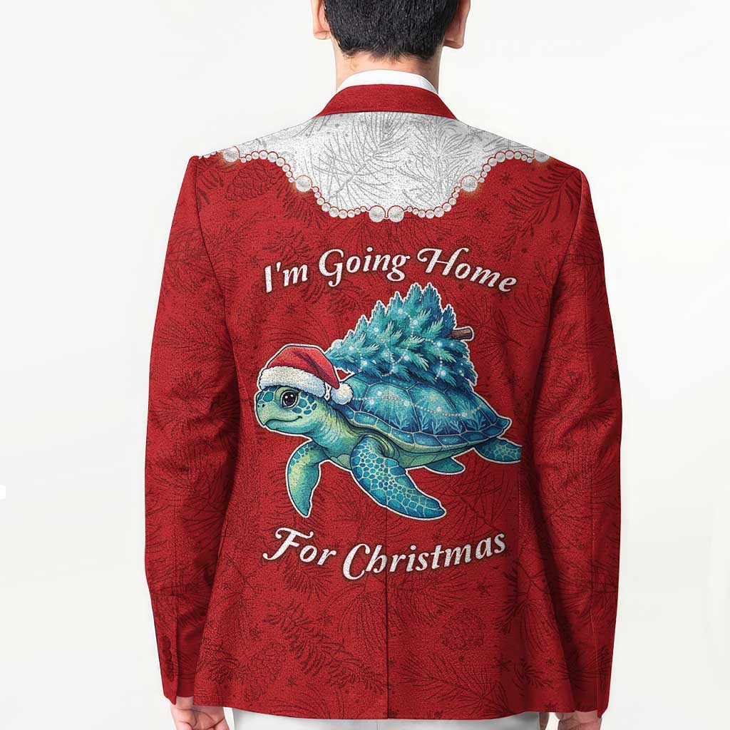 Western Yoke Blazer Turtle Going Home For Christmas - Wonder Print Shop