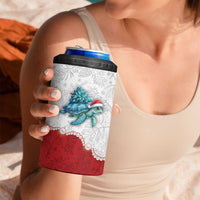 Western Yoke 4 in 1 Can Cooler Tumbler Turtle Going Home For Christmas - Wonder Print Shop