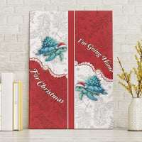 Western Yoke Canvas Wall Art Turtle Going Home For Christmas - Wonder Print Shop
