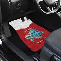 Western Yoke Car Mats Turtle Going Home For Christmas - Wonder Print Shop