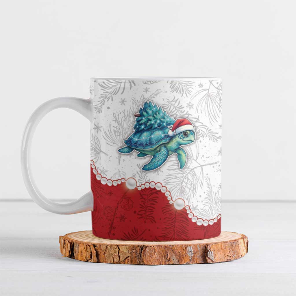Western Yoke Ceramic Mug Turtle Going Home For Christmas - Wonder Print Shop