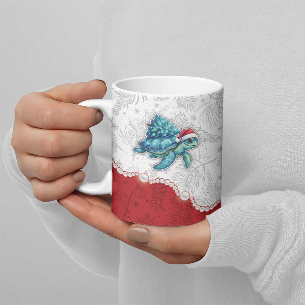 Western Yoke Ceramic Mug Turtle Going Home For Christmas - Wonder Print Shop