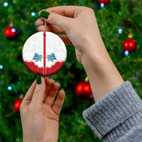 Western Yoke Ceramic Ornament Turtle Going Home For Christmas - Wonder Print Shop