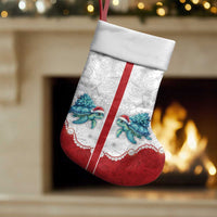 Western Yoke Christmas Stocking Turtle Going Home For Christmas - Wonder Print Shop