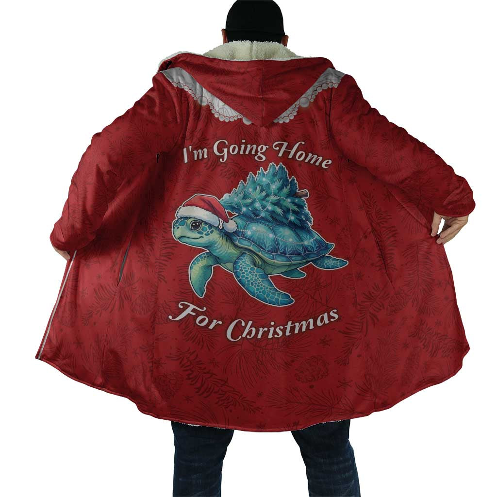 Western Yoke Cloak Turtle Going Home For Christmas - Wonder Print Shop