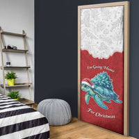 Western Yoke Door Cover Turtle Going Home For Christmas - Wonder Print Shop