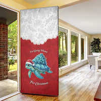Western Yoke Door Cover Turtle Going Home For Christmas - Wonder Print Shop