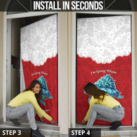 Western Yoke Door Cover Turtle Going Home For Christmas - Wonder Print Shop