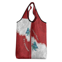 Western Yoke Grocery Bag Turtle Going Home For Christmas - Wonder Print Shop