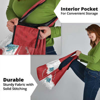 Western Yoke Grocery Bag Turtle Going Home For Christmas - Wonder Print Shop