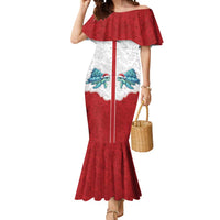 Western Yoke Mermaid Dress Turtle Going Home For Christmas - Wonder Print Shop