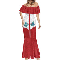 Western Yoke Mermaid Dress Turtle Going Home For Christmas - Wonder Print Shop