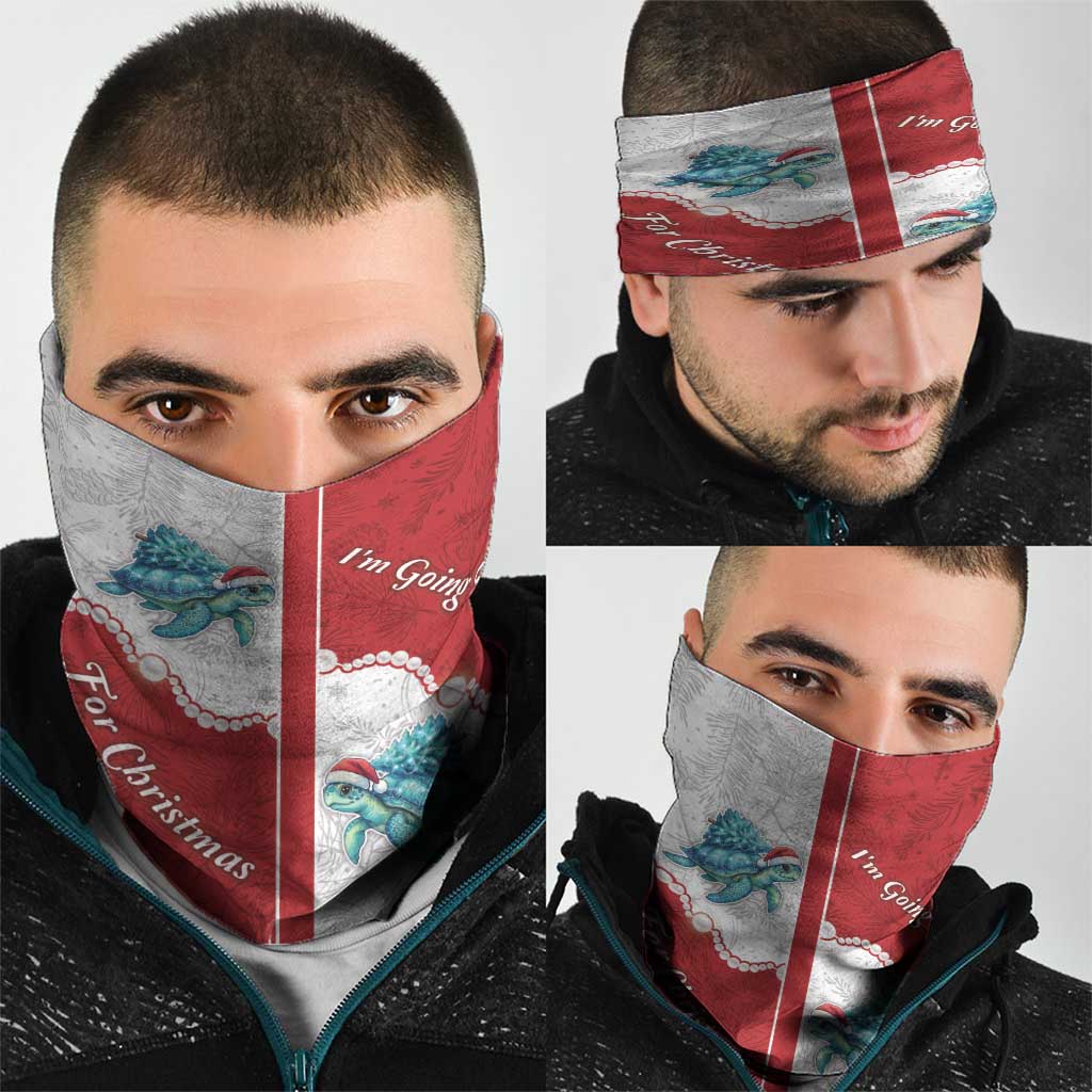 Western Yoke Neck Gaiter Turtle Going Home For Christmas - Wonder Print Shop
