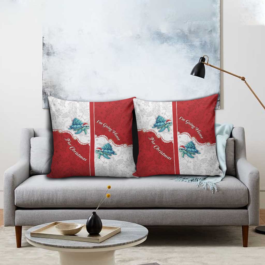 Western Yoke Pillow Cover Turtle Going Home For Christmas - Wonder Print Shop