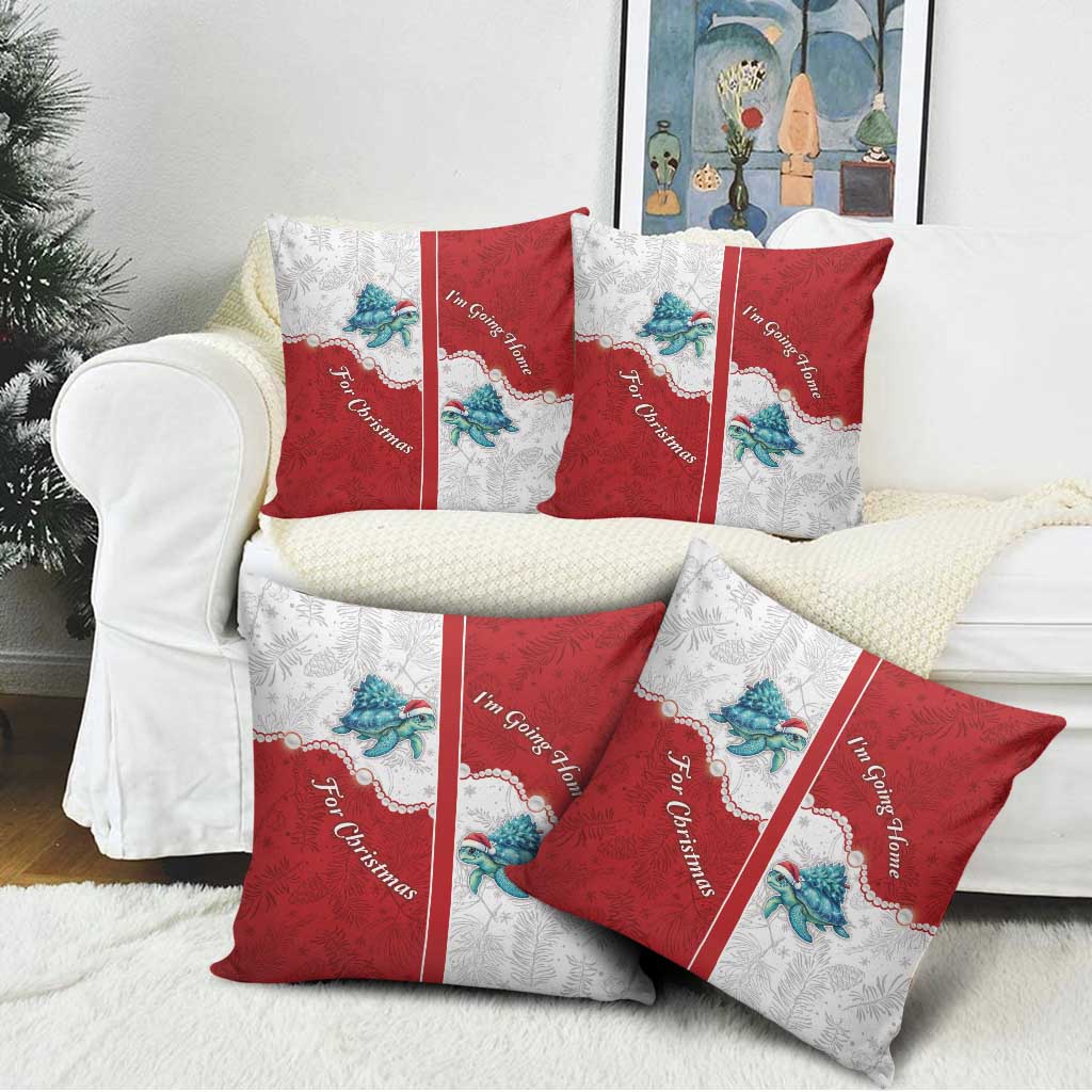 Western Yoke Pillow Cover Turtle Going Home For Christmas - Wonder Print Shop